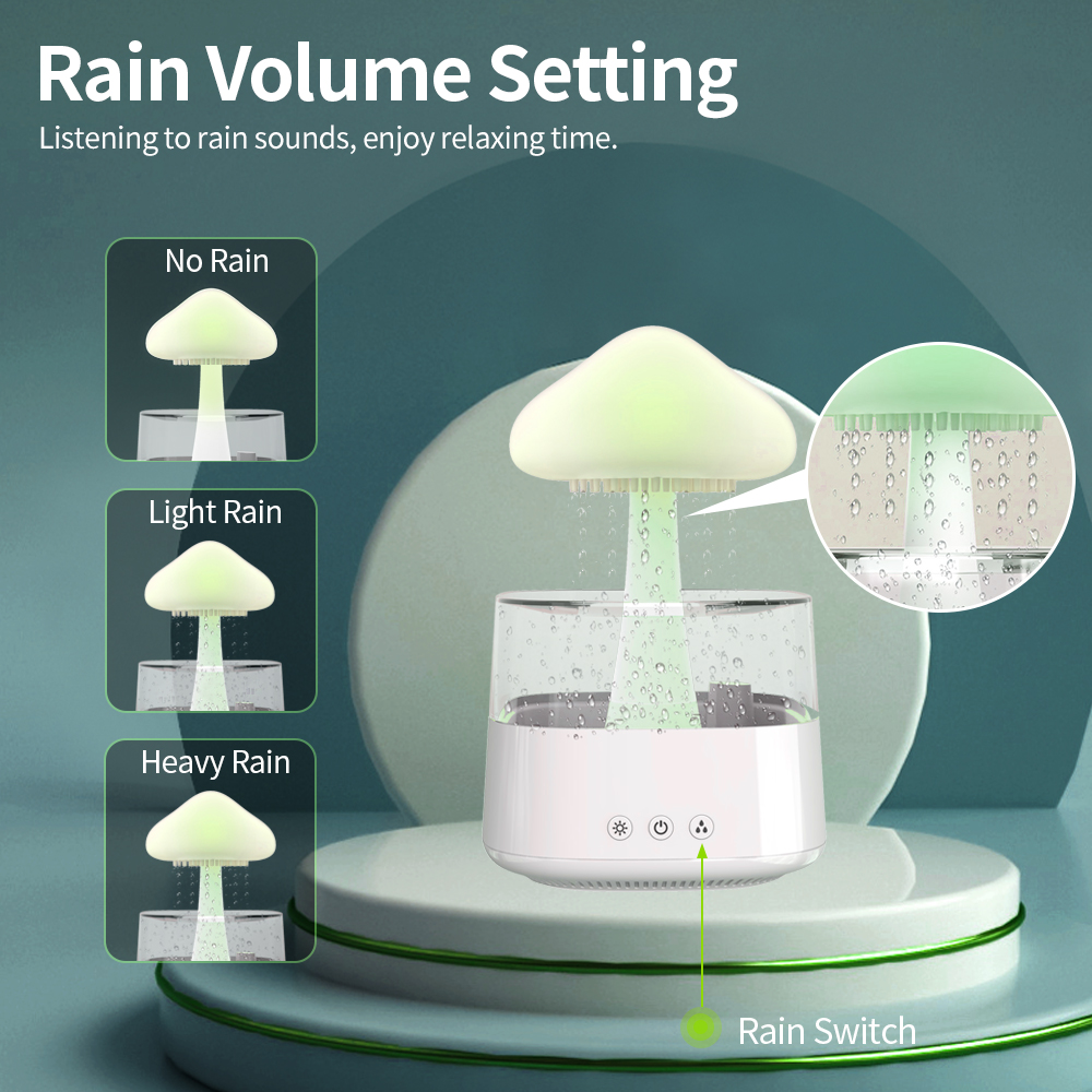 Saddecor™ Rain Humidifier Mushroom